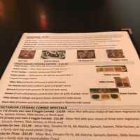 Menu at Lucy Ethiopian Cafe in Boston