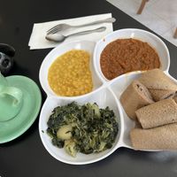 Addis Combo  at Lucy Ethiopian Cafe in Boston