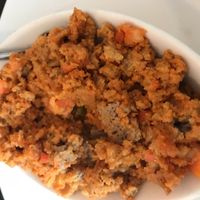 Vegan appetizer at Lucy Ethiopian Cafe in Boston