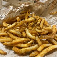 Air fryer fries - yum!!!!  at Ike's in Peoria