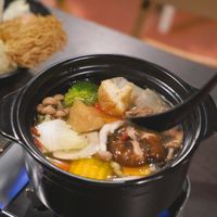 Vegetarian hotpot at Ethos Forest 有声林 in Bentong