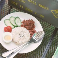 Vegetarian nasi lemak at Ethos Forest 有声林 in Bentong
