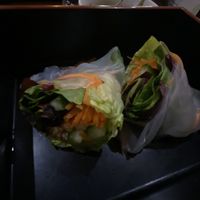 Spring rolls  at Fusion in Durham