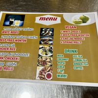 Menu   at Quan Thang Ancient House in Hoi An