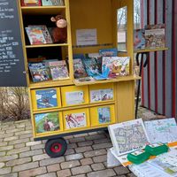 stand mit kinderbüchern & so at Sentana Stiftung in Bielefeld