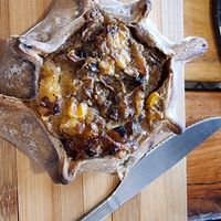 Tofu and corn empanada at Banneton in El Chalten