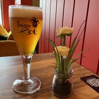 Blonde beer  at Bowls in Bruges