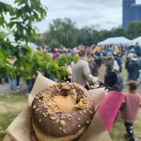 Snickers Donut @ Oslo Vegetar Festival at Talormade bispevika in Oslo