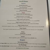 Menu. at The Lugger Inn in Penzance