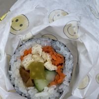 Vegetable Gimbap  at Imjingak Rest Area in Gyeonggi-do