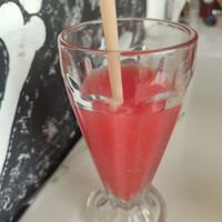 Agua del día with watermelon at Pili's in San Cristobal De Las Casas
