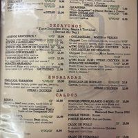 Part of the expansive, clearly labeled menu  at Tarascos in Denver