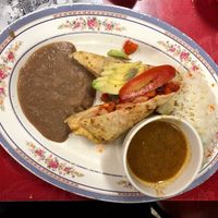 Vegan chimichanga at Tarascos in Denver