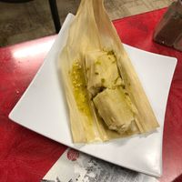 Vegan tamale at Tarascos in Denver