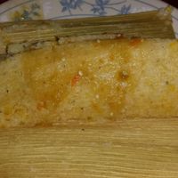 corn tamale at Tarascos in Denver