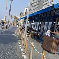   at Greco Beach in Tel Aviv