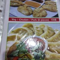 Dumplings (momo) available at Momos Samsen in Bangkok