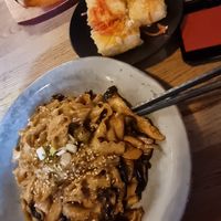 mushroom truffle soba from the specials menu 😍 at Bento in Leeds