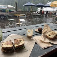   at Tell Your Friends Café in Bowen Island