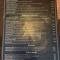 Vegetarian menu  at The Shakespeare Pub in Almaty