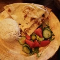 Accompanying each curry ordered at The Shakespeare Pub in Almaty