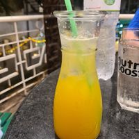 Fresh pineapple juice at Pumpkin Bistro & Restaurant in Hue