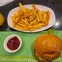 Chips with mixed herbs sprinkle at Pumpkin Bistro & Restaurant in Hue