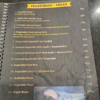 Menu at Pumpkin Bistro & Restaurant in Hue