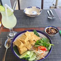 Fried tofu at Pumpkin Bistro & Restaurant in Hue