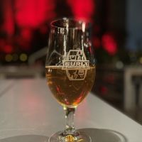 My favorite beer, the seasonal Fiery Hell, enjoyed on the patio 😍  at Surly Brewing Co in Minneapolis