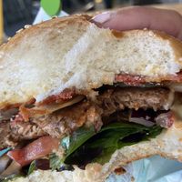 Bacon burger   at Urban Gorillas - Vegan Revolution in Dusseldorf