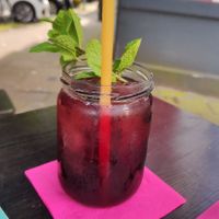 Watermelon ice tea at Urban Gorillas - Vegan Revolution in Dusseldorf