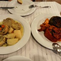 Artichoke & gemista🥦🌶️🍅 at Annita Ydra in Idra