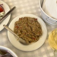 eggplant salat  at Annita Ydra in Idra