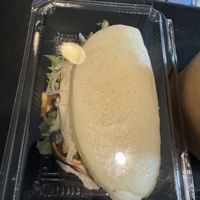 Smoked Chili Tofu bao  at Shoku Izakaya in Banff