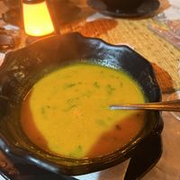 Vegan soup (vegetable soup)   at Ali Baba Restaurant in Chefchaouen