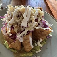 Flautas de papa  at 5 Tacos and Beers in Berkeley