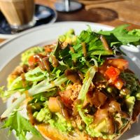 Smashes avo at Mary Bruny in Adventure Bay