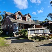 From the outside at Mary Bruny in Adventure Bay