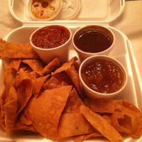 Chutney sampler appetizer at Gourmet India in San Diego