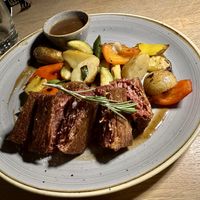 Vegan steak   at The ASH in Dusseldorf