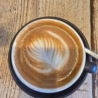 Oat flat white at Gray's Of Rothwell in Rothwell