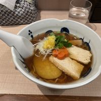 Vegan ramen  at Yoroiya Ramen in Tokyo