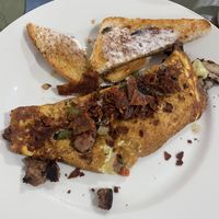 Fat vegan omelettee #Veganuary at Love It Vegan  in Torrington