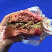 unicorn burger at Pomodoro E Basilico  in West London