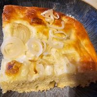 Onion focaccia at Pomodoro E Basilico  in West London