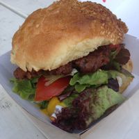 Dirty burger  at Pomodoro E Basilico  in West London