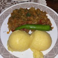 Cabbage with polenta   at Sergiana in Brasov