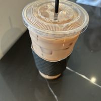 Iced chai with almond milk   at For Five Coffee Roasters in Garden City
