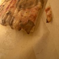 Mushroom pizza  at Gea The Healthy Bakery in Barcelona